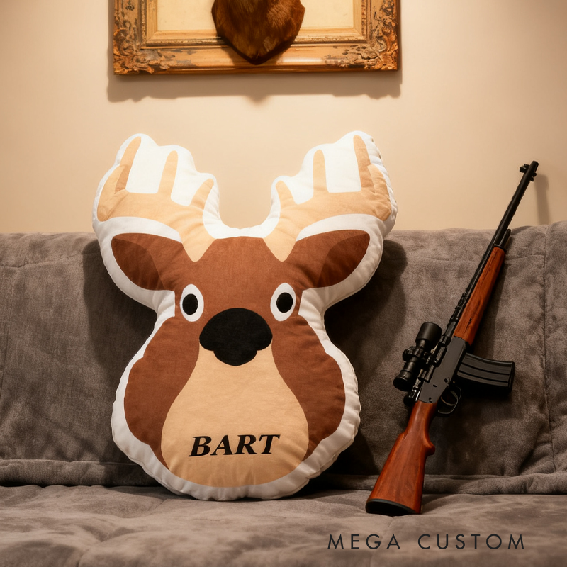 Personalized Deer Hunting Pillow Custom Hunting Lover Pillow Gift for Kid Hunting Lover