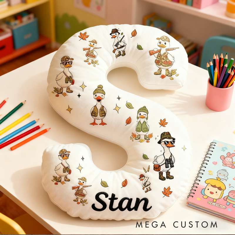 Personalized Hunting Season Pillow Duck Hunting Pillow Nature Hunting Lover Pillow Gift for Kid Hunting Lover