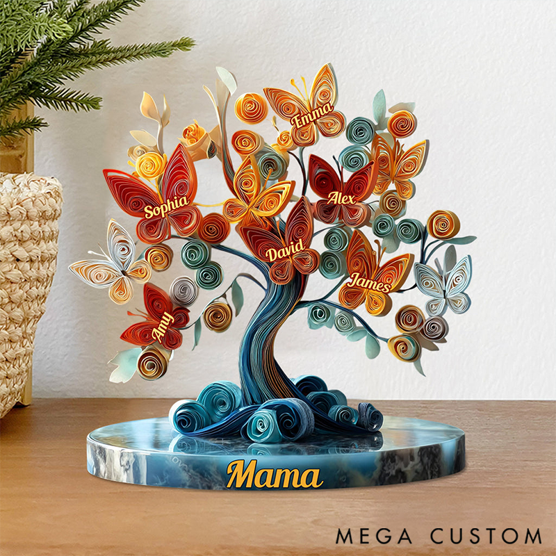 Personalized Mother Custom Shaped Acrylic Plaque Gift for Mom Grandma