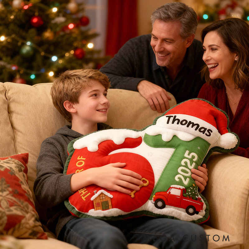 Personalized Six Seven 67 Gen Z Funny Slang Pillow Graphic 3D Print Christmas Pillow Custom Name Pillow Family Gift 