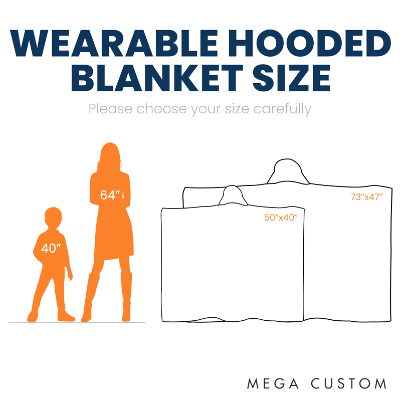 Personalized Bookshelf Blanket Hoodie Custom Wearable Blanket Hoodie with Name for Book Lovers Bookworm Birthday Gift for Bookworm