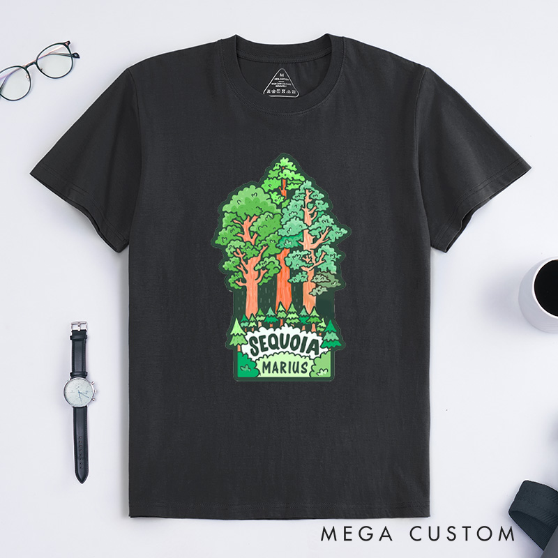 Personalized Hiker Girl T-Shirt Camping Adventure T-Shirt for Wanderlust Nature Travelers Outdoors Lover Gift