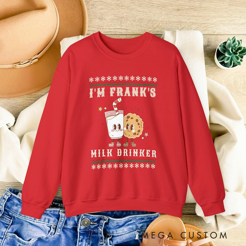 Personalized Matching Couple Classic Sweatshirts  Holiday Couples Sweatshirt Valentine's Day Gift for Baking Lovers Bakers