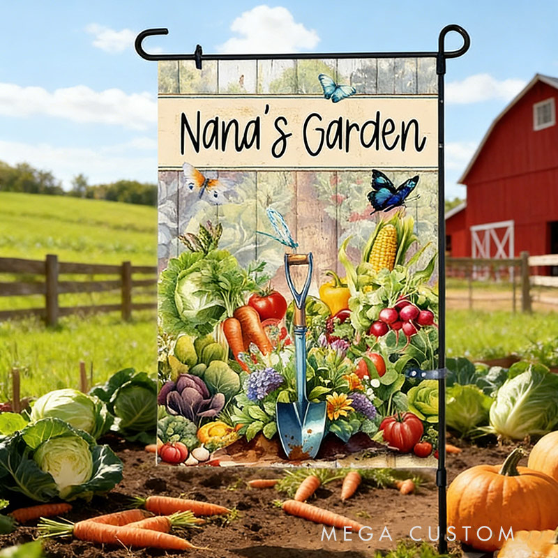 Personalized Garden Flag Yard Flag Spring Garden Decor Custom Double Sided Flag for Garden Lovers