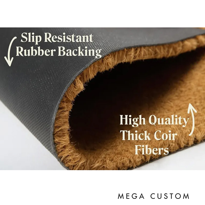 Personalized Grandma's Garden Love Grows Here Doormat Custom Birth Flower Welcome Mat with Name for Mom Grandma Gardening Lover Family Grandma