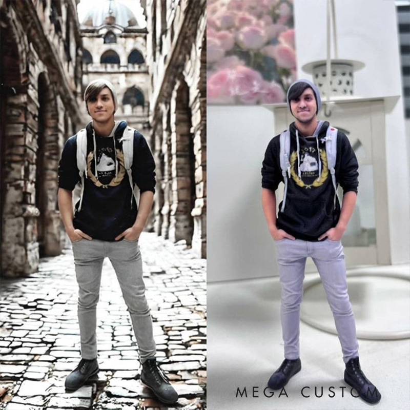 Personalized MemoPortrait 3D-Printed Model Custom Photo Memorial Tribute Memorial Gift Memorial Day 