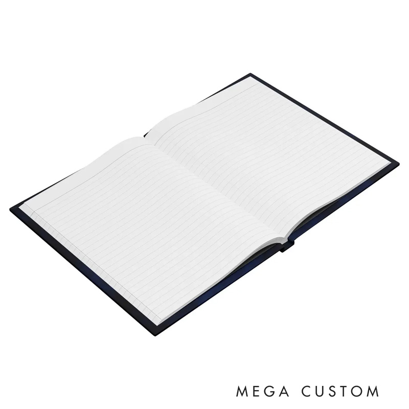 Personalized Sun & Moon Phases Hardcover Journal Dark Celestial Notebook Magic Lover Gift