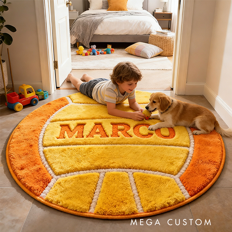 Personalized Water Polo Rug with Custom Name for Fans and Players  