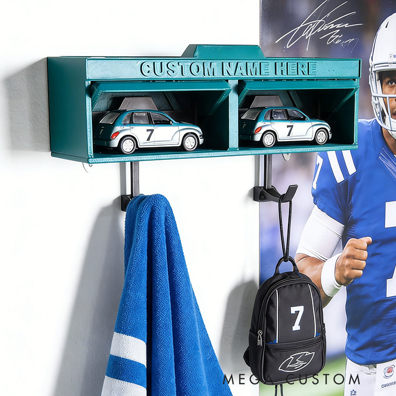 Personalized 3D Printed Key Holder with Sports Team Theme for Fans and Families