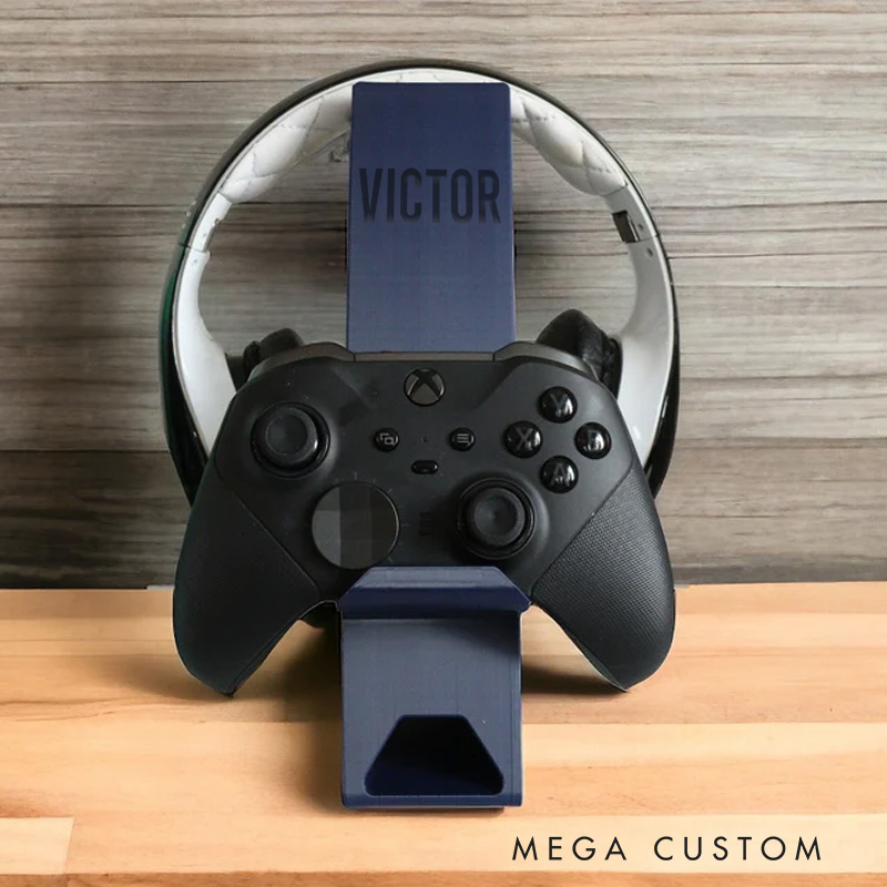 Personalized Game Console Controller And Headphone Stand Universal Controller Stand 3D Printed Gift for Game Lovers