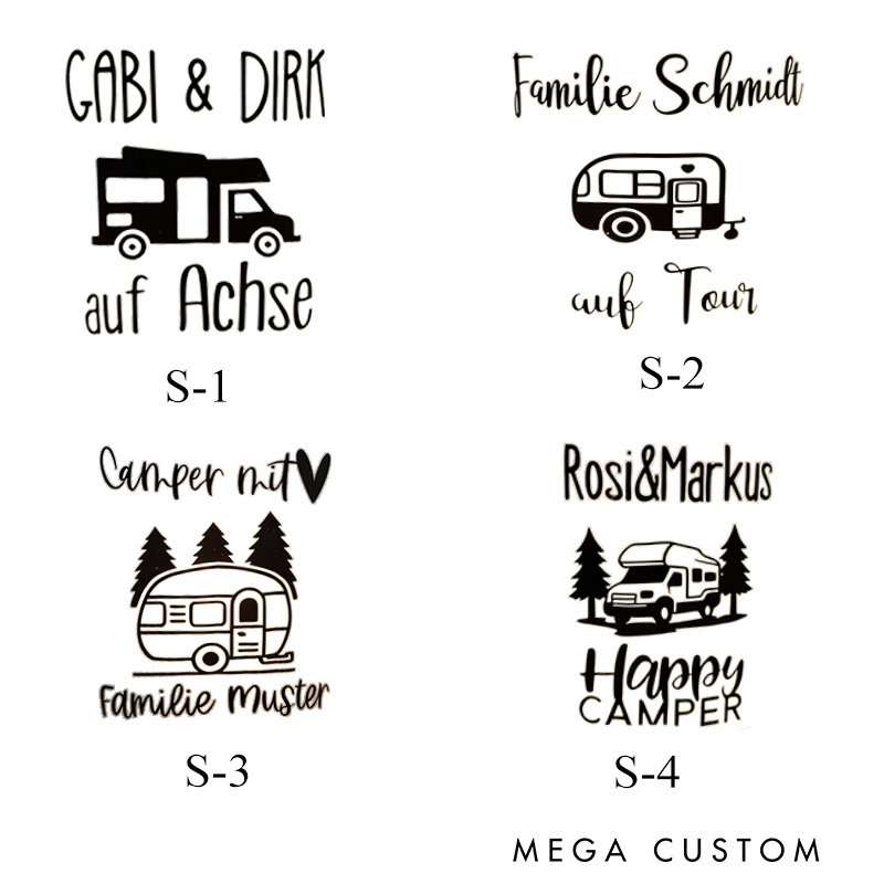 Personalized Table Lamp for Motorhome Caravan Custom LED Camping Lamp Gifts for Outdoor Adventure Enthusiasts