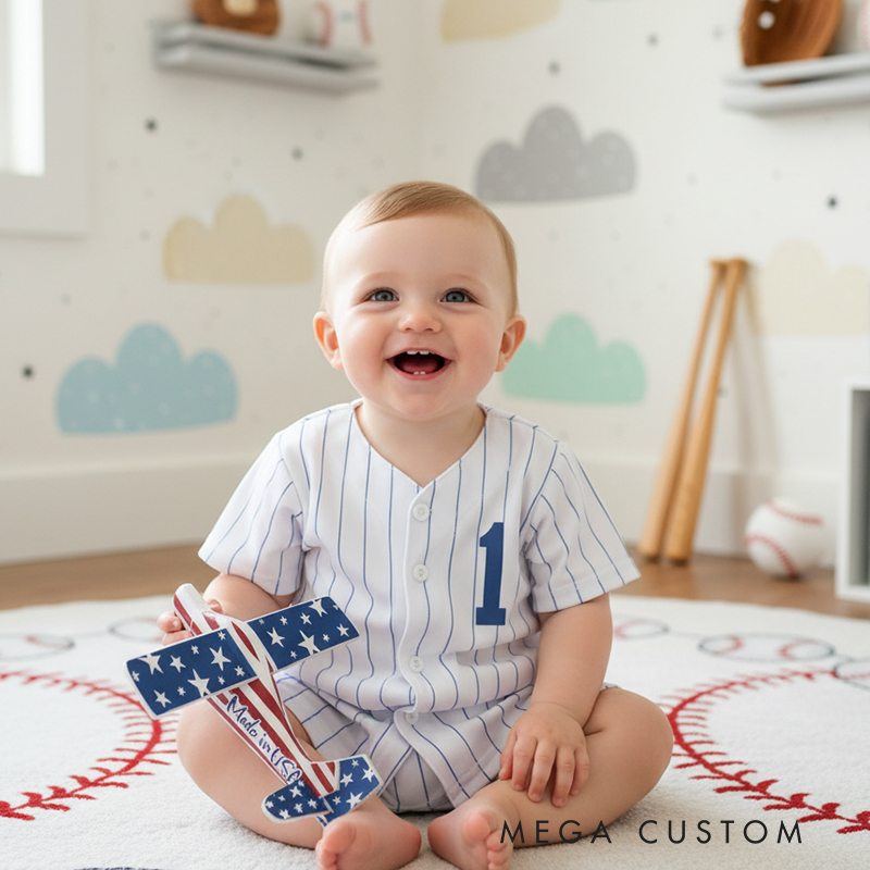 Personalized Kids Baseball Jersey Custom Name Number Soft Polyester Sports Shirt for Little Athletes