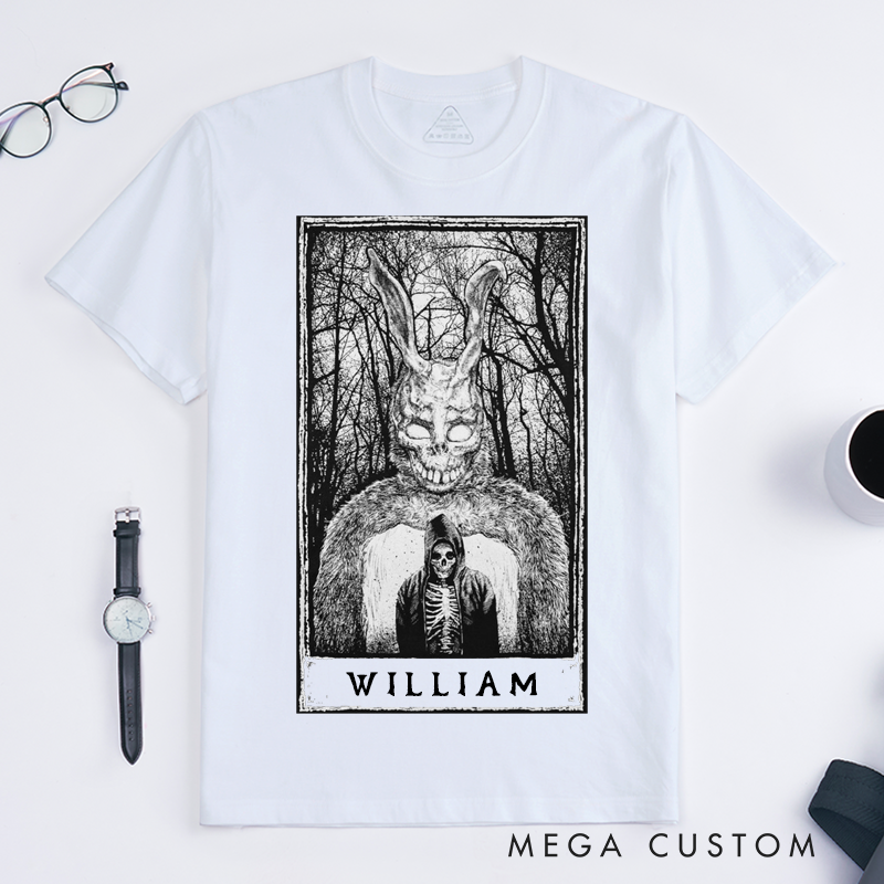 Personalized Tarot Lovers Classic T-Shirts The End Tarot Card T-Shirt Gothic Style Trendy Streetwear