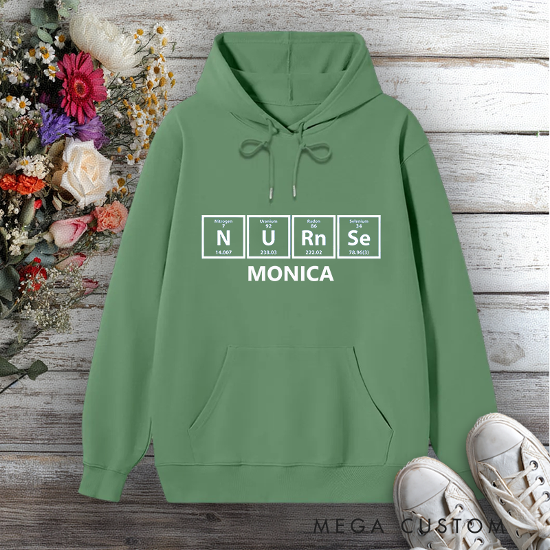 Personalized Hoodies for Nurse The Elemental Hero Design Hoodies