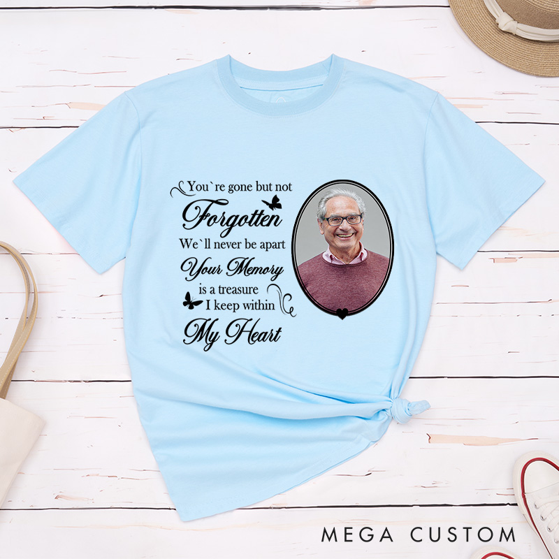 Personalized in Memory Of A Lost Loved One Shirt Custom Name And Dates Rip Shirt Rest in Heaven Tees Sympathy Gift Funeral Keepsake