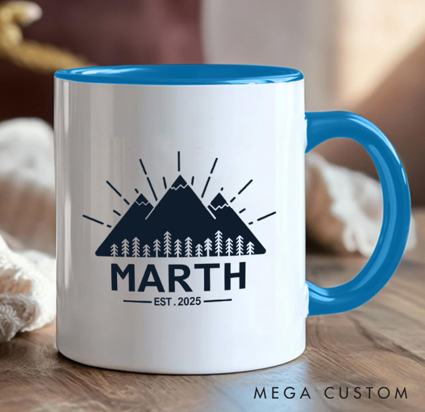 Personalized Mountain Mug Adventure Crazy Camping Hiking Mug Gift for Nature Travel Outdoors Lovers
