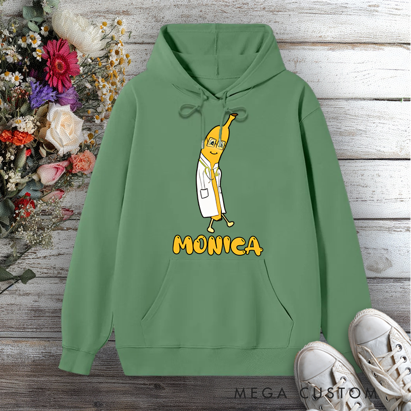 Personalized Hoodies for Nurse Doctor Banana Health with a Twist Design Hoodies International Nurse Day Gift