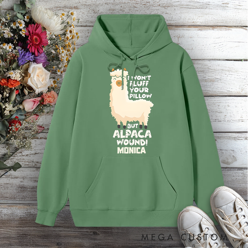 Personalized Hoodies for Nurse Alpaca Nurse Humor Design Hoodies International Nurse Day Gift