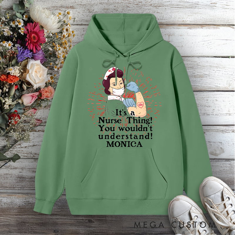 Personalized Hoodies for Nurse It's a Nurse Thing You Wouldn't Understand Design Hoodies International Nurse Day Gift