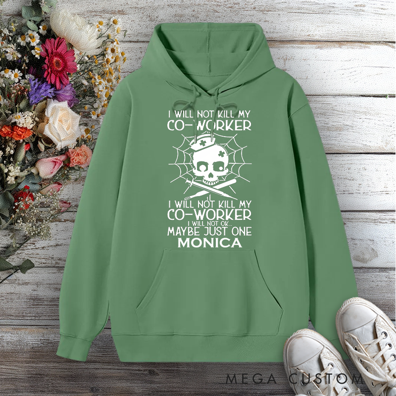 Personalized Hoodies for Nurse I'm Sorry the Nice Nurse Is on Vacation Design Hoodies International Nurse Day Gift