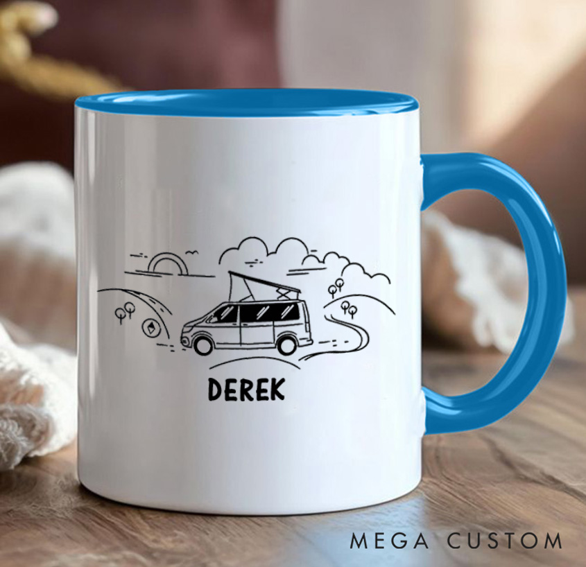 Personalized Exploring Outdoors Mug Camping Hiking Mug Gift for Travel Outdoors Nature Lovers