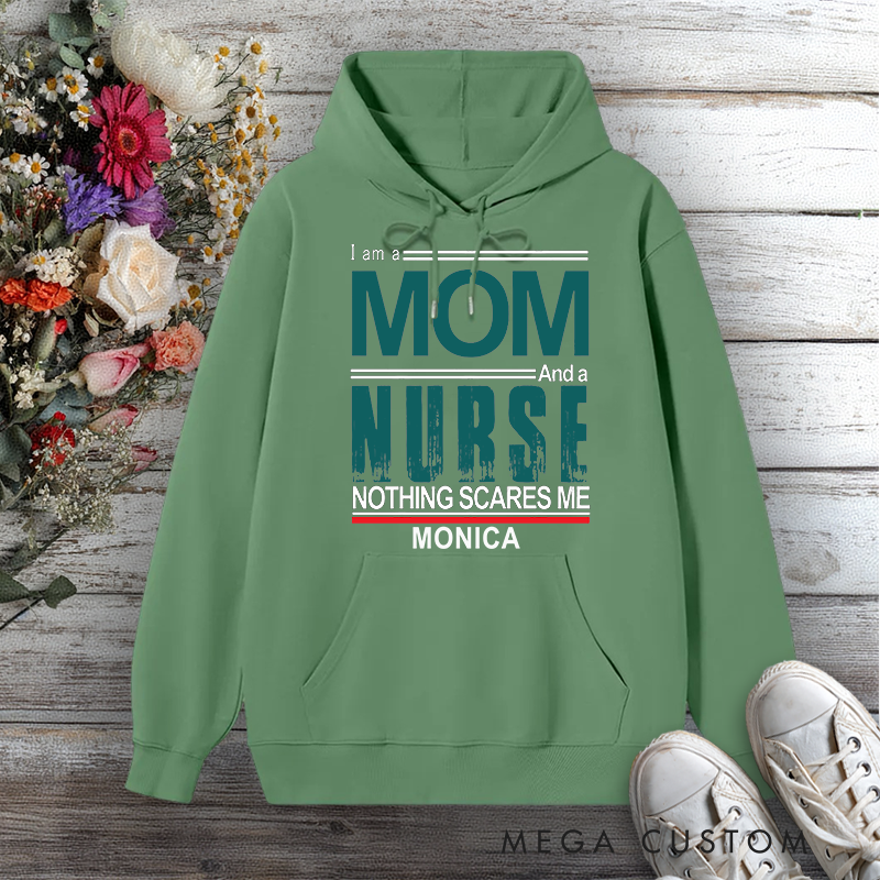 Personalized Hoodies for Nurse Mom and Nurse Fearless Design Hoodies International Nurse Day Gift