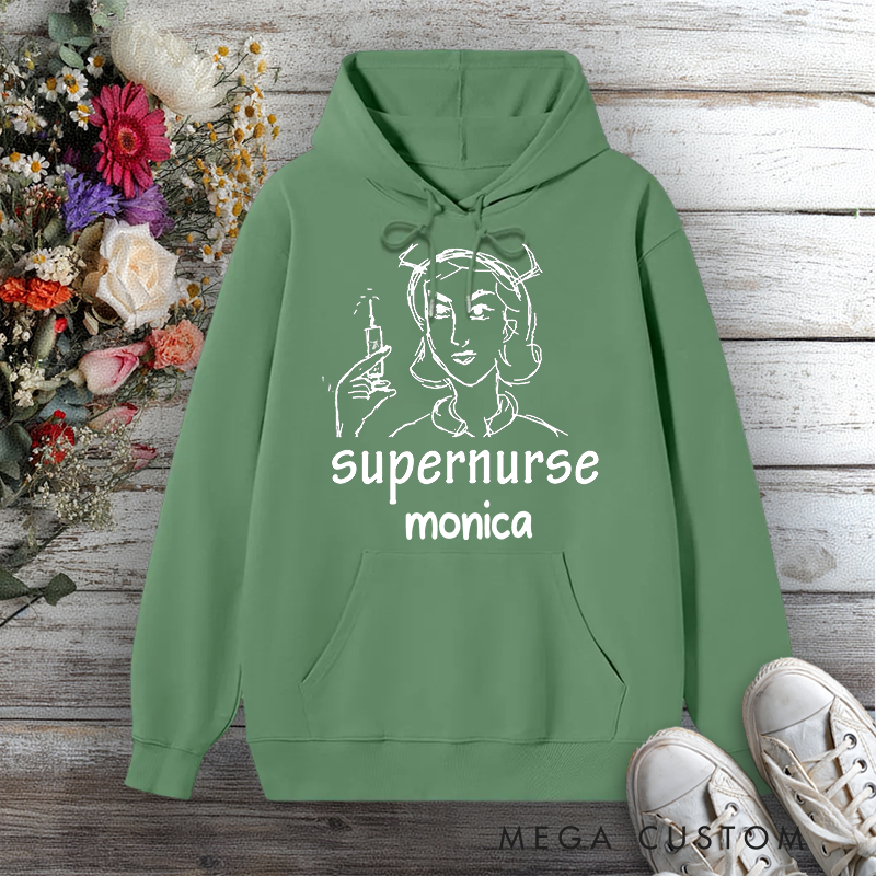 Personalized Hoodies for Nurse Super Nurse Design Hoodies International Nurse Day Gift