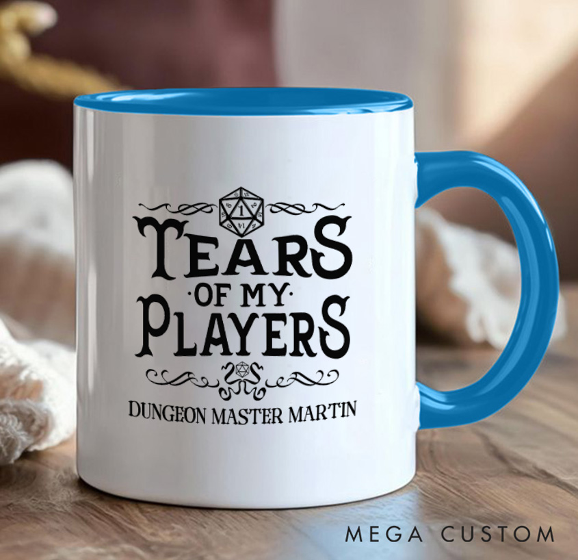 Personalized Tears of My Players Funny Gamer Mug Game Enthusiasts Mug Gift for Geek Nerd Lovers
