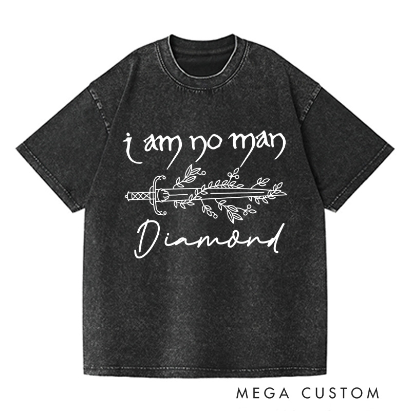 Personalized I Am No Man Washed T-Shirts Reading Fandom Shirt Book Lover Tshirt Literature Shirt Fantasy Book Shirt Fantasy Reader Gift