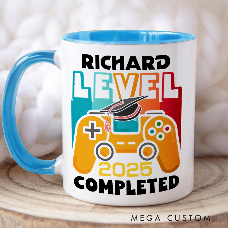 Personalized Graduation Mug for Gamer Graduation Coffee Mug Geek High School Graduation College University Graduation Gaming Nerd Mug