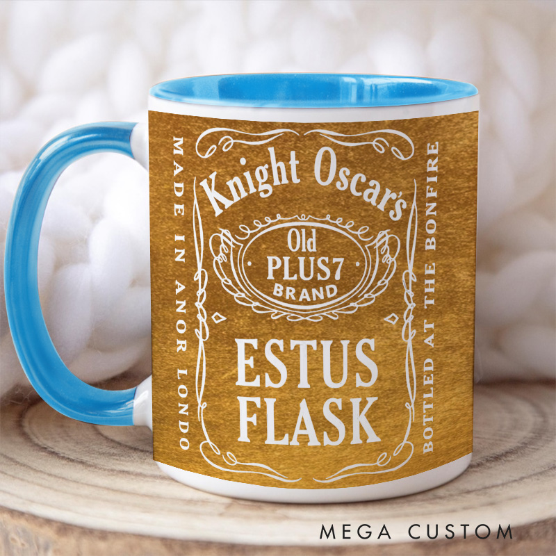 Personalized Estus Flask Coffee Mug Gothic Game Mug Video Game Mug Undead Mug Halloween Gift