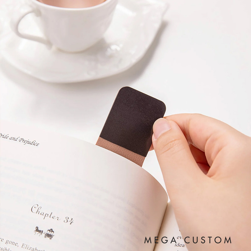 Personalized Beauty Bible Book Flower Magnetic Leather Bookmark Clip with Name Birthday Christmas Gift for Christian Book Lovers