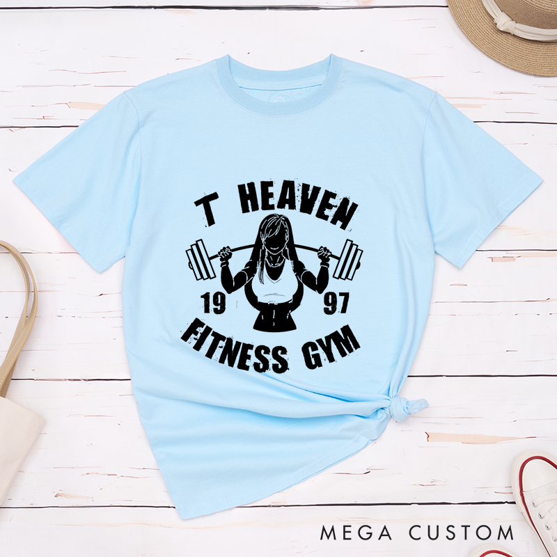 Personalized Empowering Gym T-Shirt with a Strong Person Lifting a Barbell with a Bold and Distressed Graphic for Fitness Enthusiasts Bodybuilders and Gym Lovers