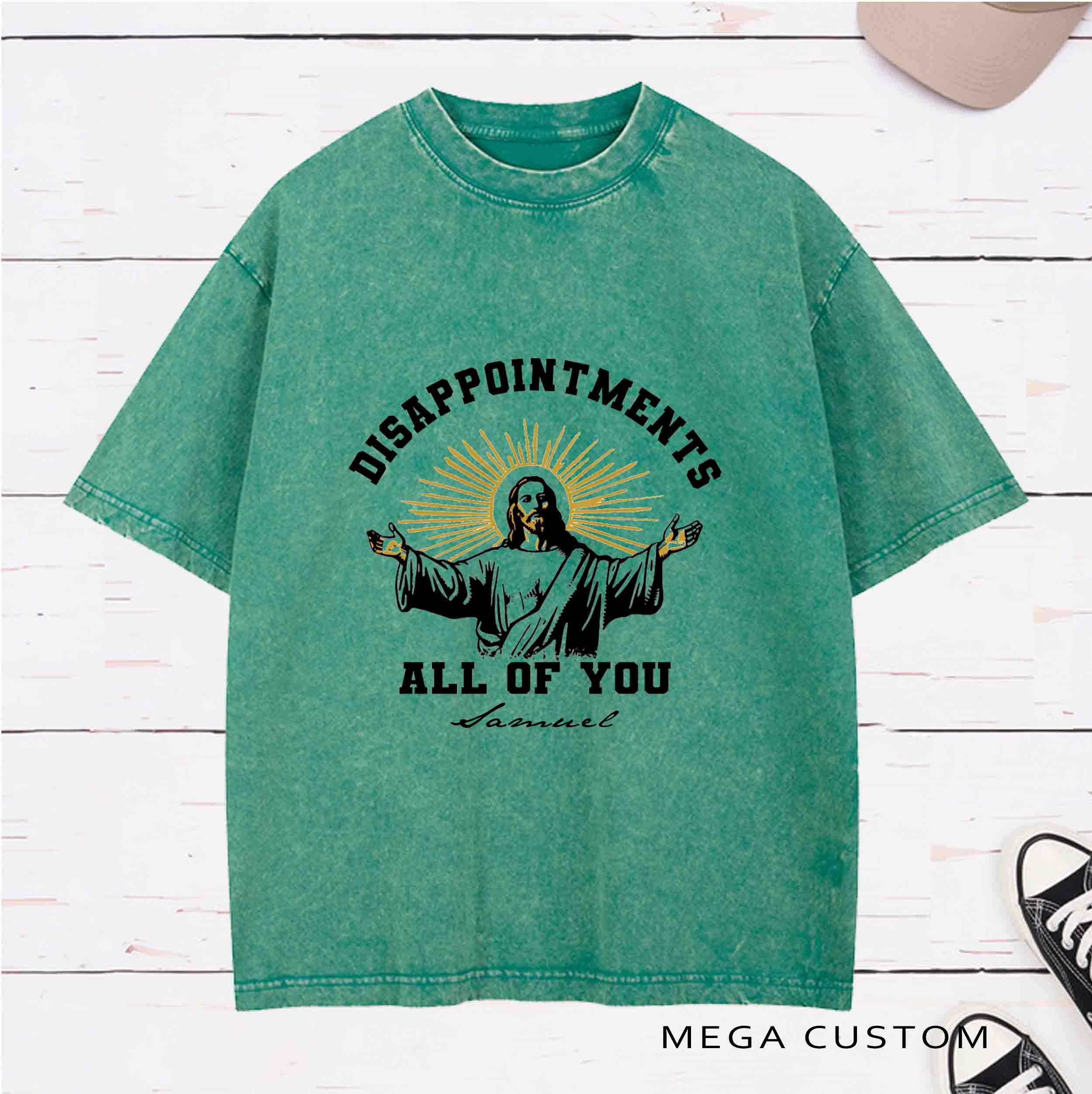 Personalized Character Disappointments All of You Washed T-Shirt  with Name Easter Gift for Christian   
