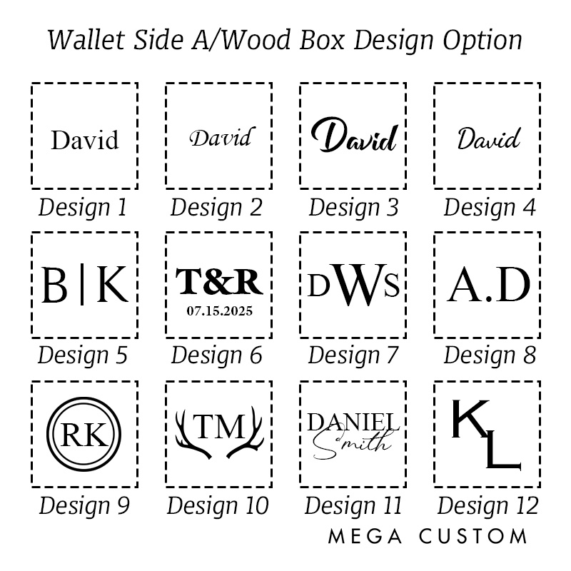 Personalized Engraved Leather Wallet Custom Men's Crazy Horse Wallet Anniversary/Birthday Gift for Him Husband Boyfriend Gift 