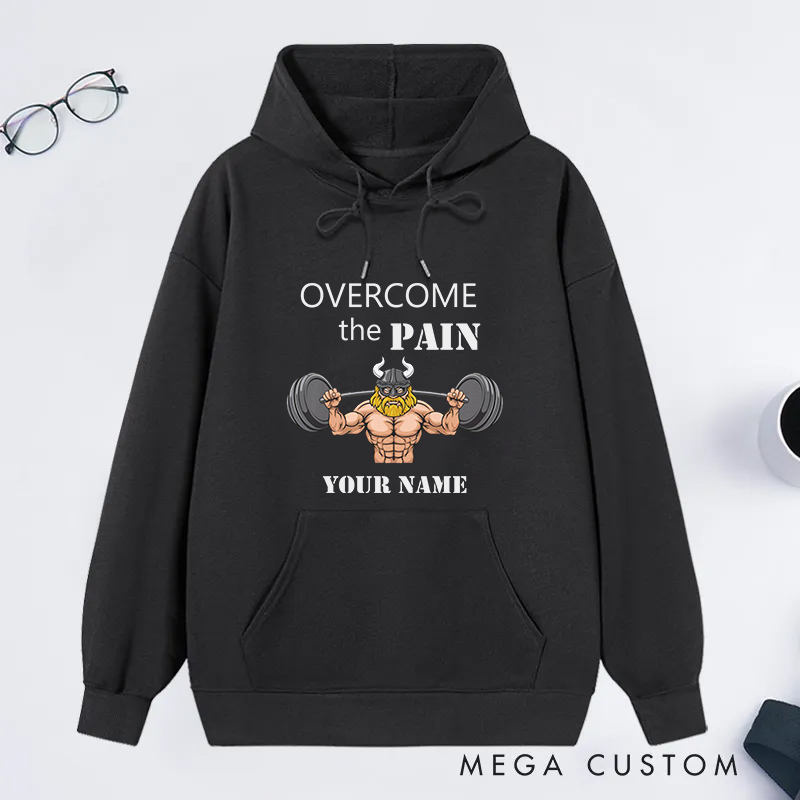 Personalized Fitness Classic Hoodies with Weightlifting Design for Fitness Enthusiasts Bodybuilders and Gym Lovers