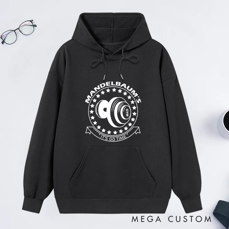Personalized Fitness Classic Hoodies with Starry Dumbbell Design for Fitness Enthusiasts Bodybuilders and Gym Lovers