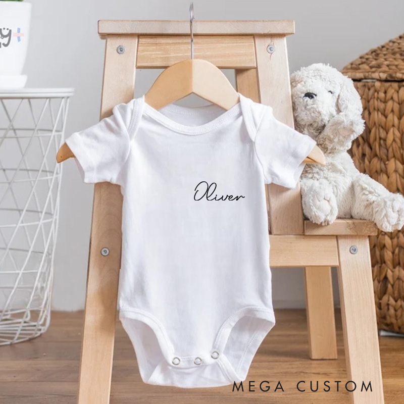Personalized I Am Fearfully and Wonderfully Made Baby Onesie Coming Home Gift