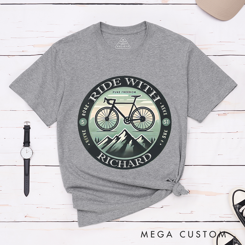 Personalized Cycle Soul Pure Freedom T-Shirt for Outdoor Adventures Riding Cycling Biking Enthusiasts