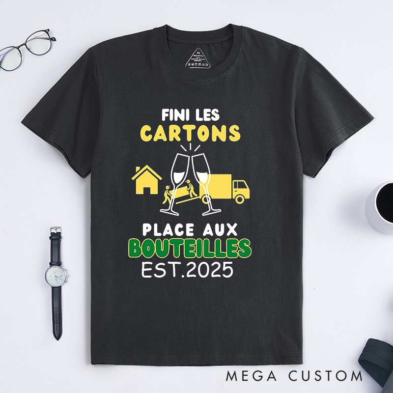 Personalized T-Shirt Housewarming Gift New Homeowners T-Shirt Gift for Housewarming Party Essential T-Shirt New Homeowner Gift