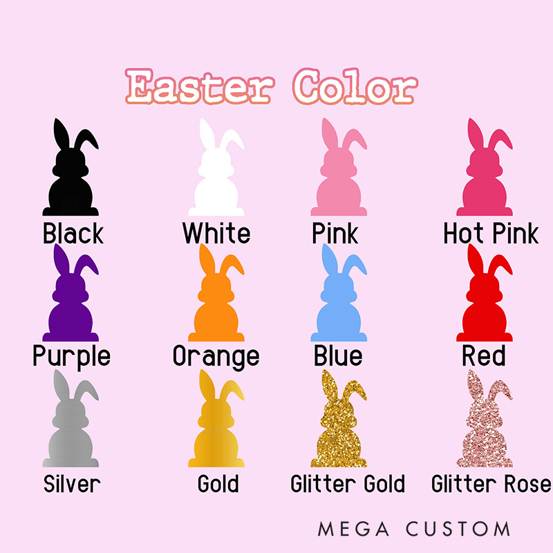 Personalized Bunny Rabbit with Name Plush Bunny Toy Easter Gift for Girls Boys