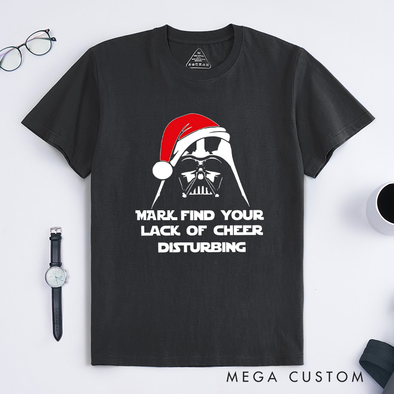 Personalized Science Fiction Enthusiasts Christmas T-Shirt Christmas Gift for Geek Nerd