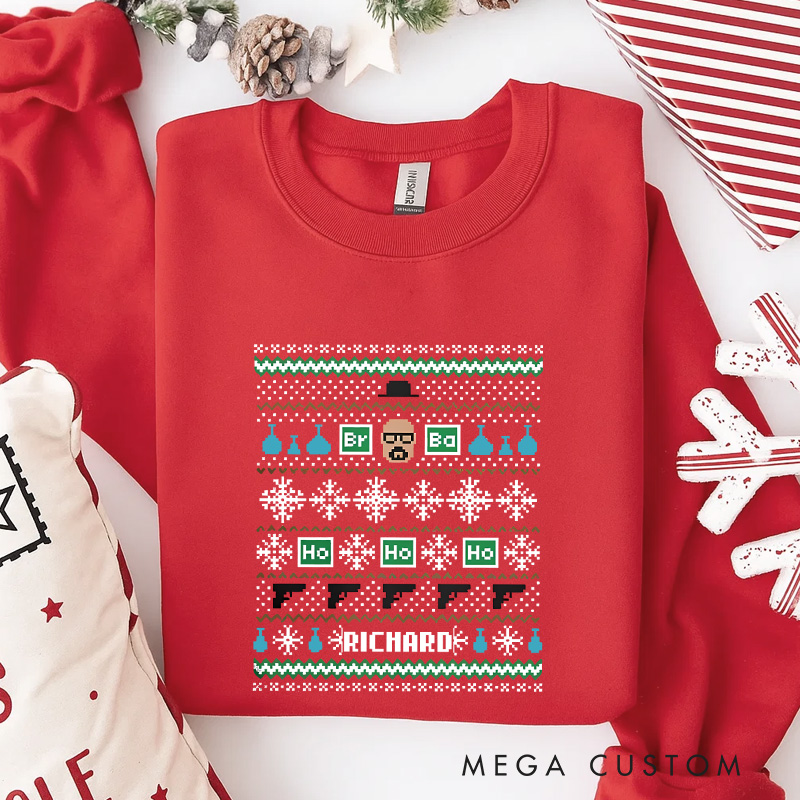 Personalized Breaking Christmas Movies Classic Sweatshirt Christmas TV Serious Crewneck Movie Holiday Shirt