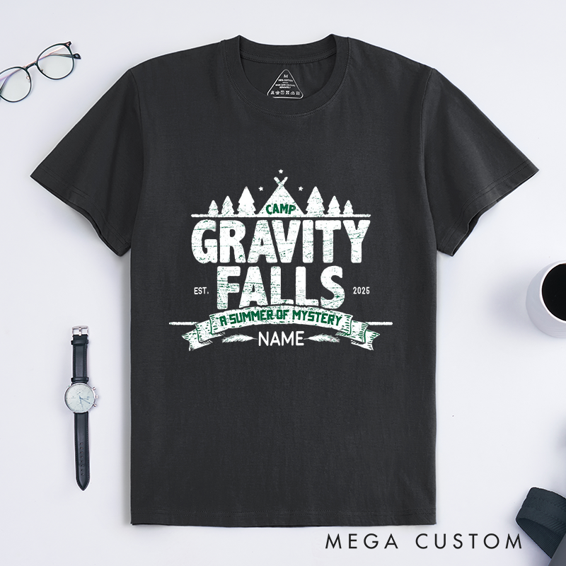 Personalized A Summer of Mystery T-Shirt Hiking Camping Travel Shirt Gift for Travel Mysterious Adventurers Lovers