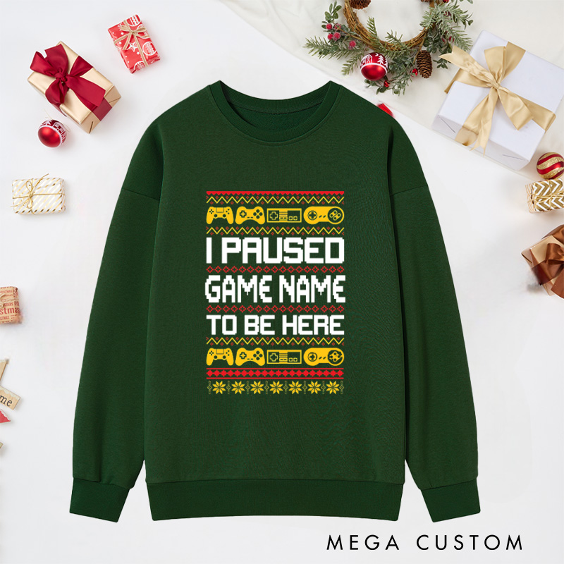 Personalized Game Lovers Christmas T-Shirt Gamers Shirt Christmas Gift for Geek Nerd