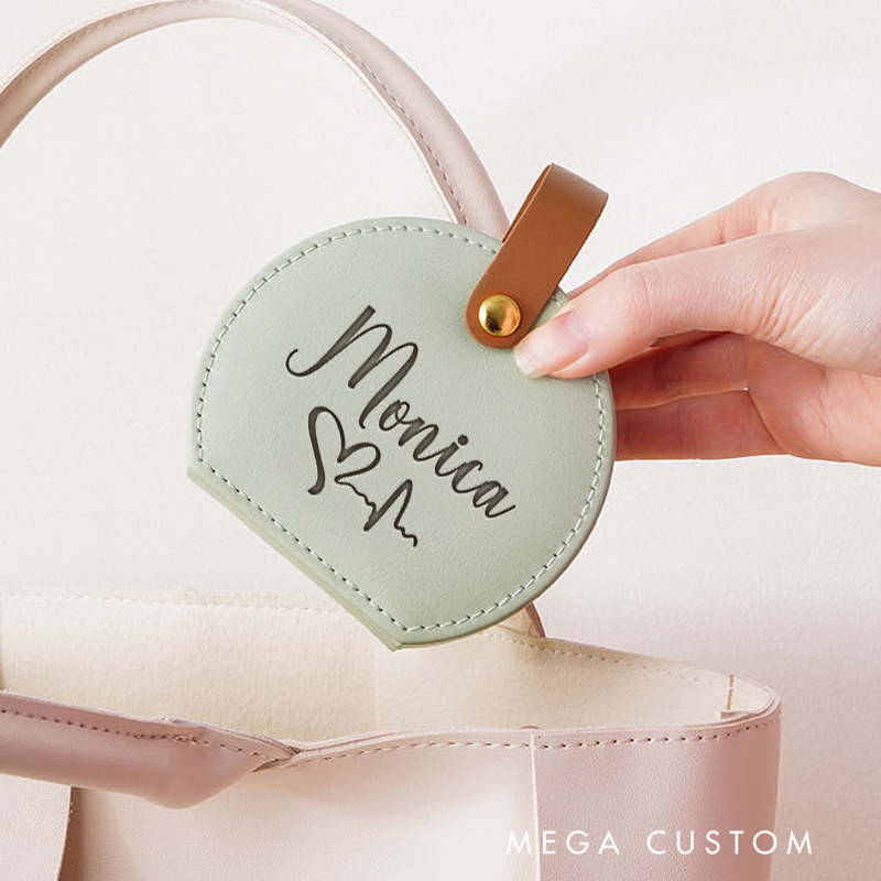 Personalized Leather Jewelry Box Engraved Nurse Jewelry Travel Case Custom Jewelry Organizer Gift