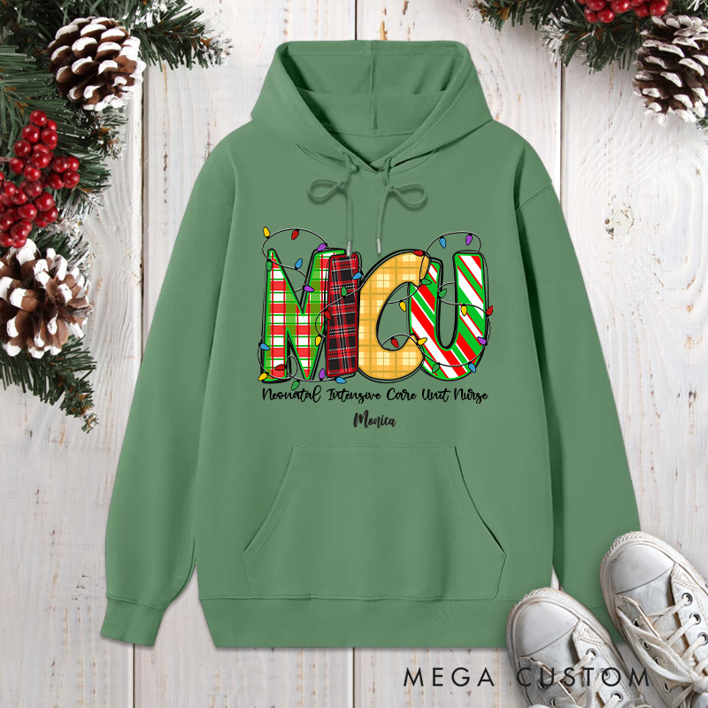 Personalized Hoodies for Nurse Customized NICU Nurse Design Hoodies Xmax Gift