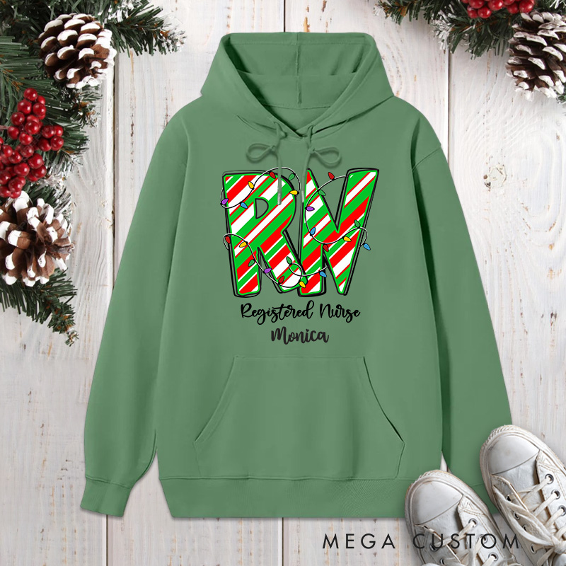 Personalized Hoodies for Nurse Customized Registered Nurse Design Hoodies Xmax Gift