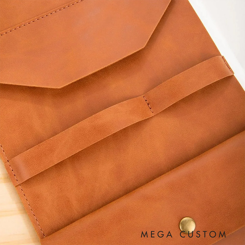 Personalized Bible Verse Sunflower Portable A5 PU Leather Notebook Cover with Text and Pocket Birthday Inspirational Gift for Women