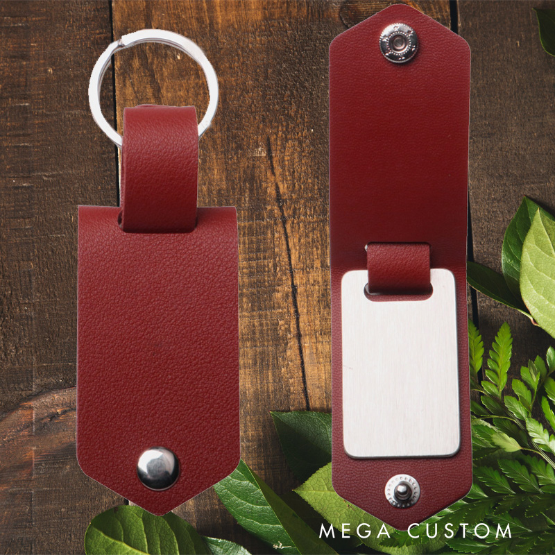 Personalized Reading is a Journey Through the Mind Keychains Engraved Leather Keychain with Name Photo Keychain Reading Lover Gift